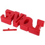 2 x AA-Batterien betriebene Party-, Festival-, Tisch- und Hochzeitslampen-Nachtlicht, LOVE(Red), LOVE(White) – Bild 4