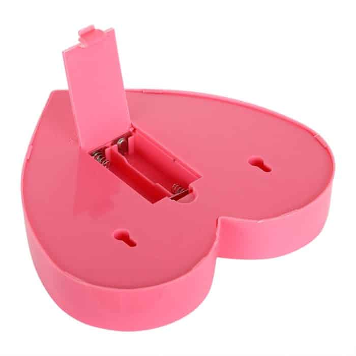 2 x AA-Batterien betriebene Party, Festival, Tisch, Hochzeit, Nachtlicht, Heart(Yellow), Heart(Pink), Heart(Blue), Heart(Red), Heart(White) – Bild 4