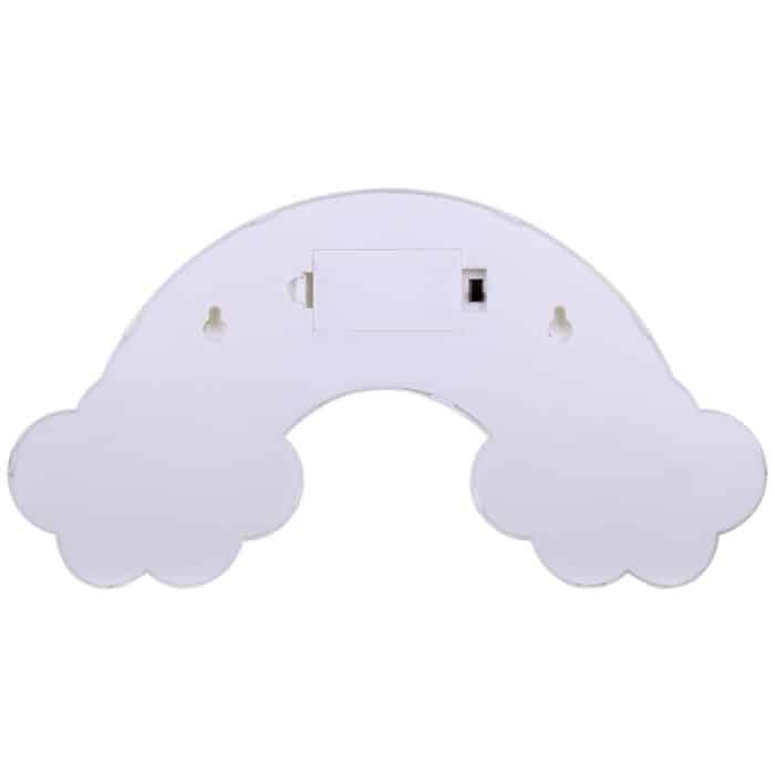 Kreative Regenbogenform Warmweißes LED-Dekorationslicht, 2 x AA Batterien Powered Party Festival Tischhochzeitslampe Nachtlicht – Bild 4