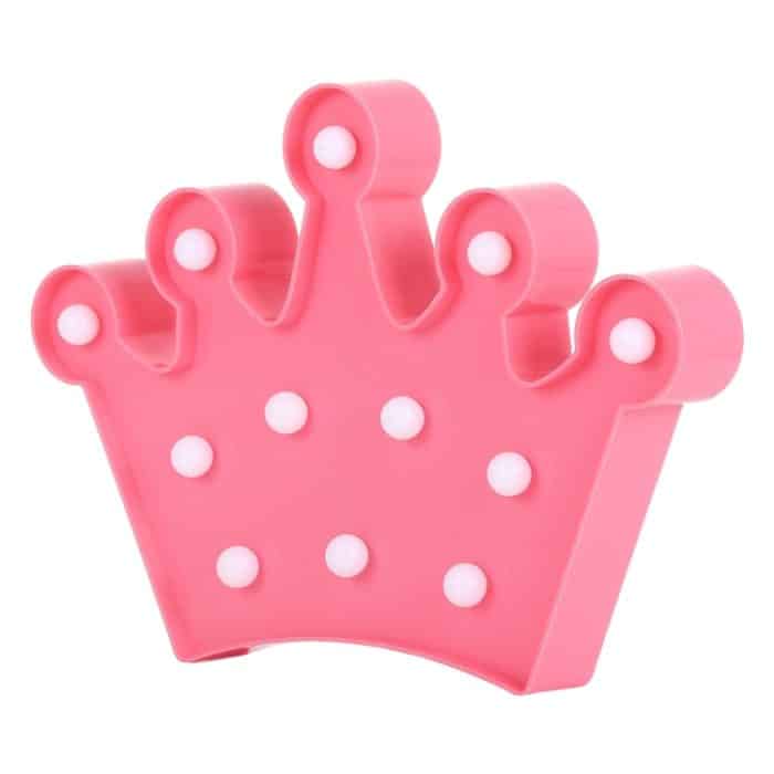 2 x AA-Batterien betriebene Party, Festival, Tisch, Hochzeit, Nachtlicht, Small Crown(Pink), Small Crown(Blue), Small Crown(White) – Bild 2