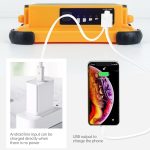 50W 32 LEDs Solar Tragbares Campinglicht Magnetbeleuchtung Notlicht mit vier Helligkeitsstufen & Power Bank & Batterieanzeige – Bild 4