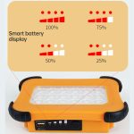50W 32 LEDs Solar Tragbares Campinglicht Magnetbeleuchtung Notlicht mit vier Helligkeitsstufen & Power Bank & Batterieanzeige – Bild 5