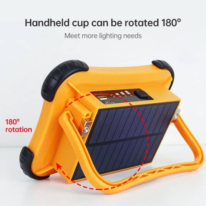 50W 32 LEDs Solar Tragbares Campinglicht Magnetbeleuchtung Notlicht mit vier Helligkeitsstufen & Power Bank & Batterieanzeige – Bild 6