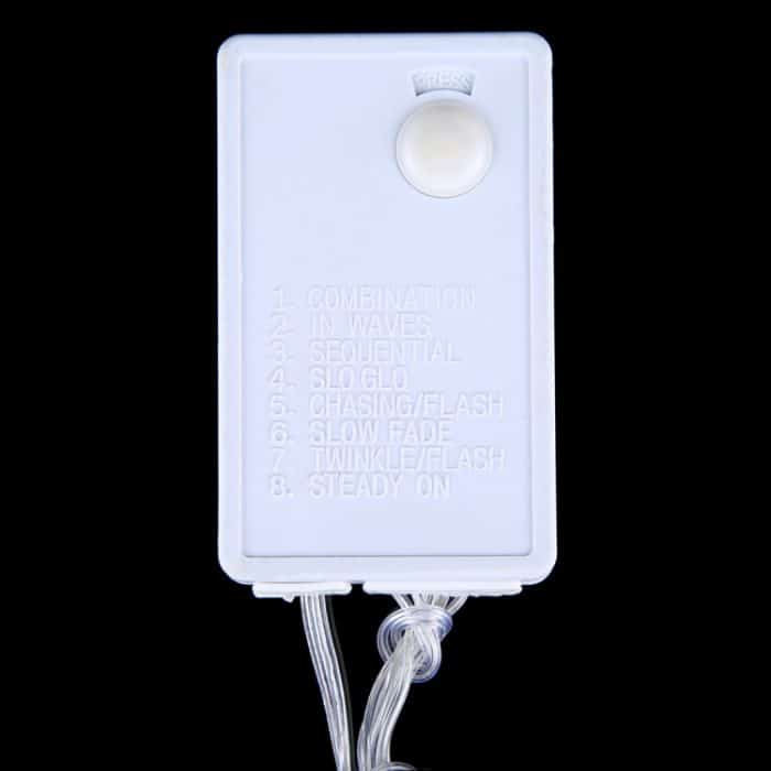 300 LEDs Vorhang-Lichterkette mit Endverbindung, Multifunktions-Controller und Speicher, wasserdicht, EU-Stecker, AC 220 V, Blue Light EU Plug, Colorful Light EU Plug, White Light EU Plug, Warm White EU Plug – Bild 4