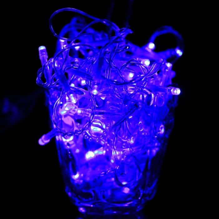 300 LEDs Vorhang-Lichterkette mit Endverbindung, Multifunktions-Controller und Speicher, wasserdicht, EU-Stecker, AC 220 V, Blue Light EU Plug, Colorful Light EU Plug, White Light EU Plug, Warm White EU Plug – Bild 6