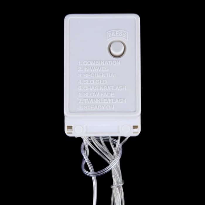 Netzförmige Lichterkette mit 200 LEDs, Endgelenk und Multifunktionssteuerung, Blue Light EU Plug, Colorful Light EU Plug, Purple Light EU Plug, White Light EU Plug, Warm White EU Plug, Yellow Light EU Plug – Bild 6