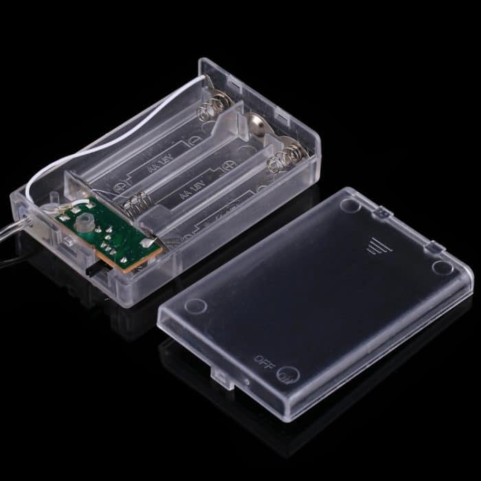 40 LEDs, 3 x AA-Batterien, betriebene Lichterkette mit 3 Modi, DC 4,5 V, 4m Blue Light, 4m Colorful Light, 4m Green Light, 4m Purple Light, 4m Red Light, 4m White Light, 4m Warm White – Bild 3