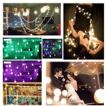 40 LEDs, 3 x AA-Batterien, betriebene Lichterkette mit 3 Modi, DC 4,5 V, 4m Blue Light, 4m Colorful Light, 4m Green Light, 4m Purple Light, 4m Red Light, 4m White Light, 4m Warm White – Bild 7