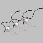 3W LED Embedded Polarized Buried Lampe IP67 Wasserdichte Schildkrötenpanzerlampe Gartenleuchte für den Außenbereich, weißes Licht 6000K Q3 Dreiwegelampe – Bild 4