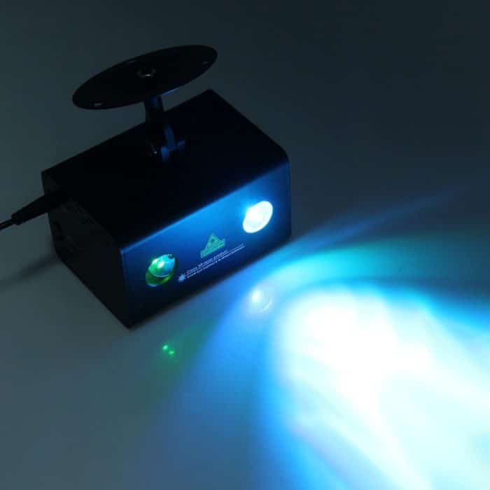 15W buntes Wasserwellen-LED-Laserlicht, Fantastische und romantische Sternenlichtlampe Familiendekorationslicht KTV Disco Pub Party Atmosphärenlicht mit Halter & Sound Aktiviert & Automatisch Wiedergabe & Manuelle Fernbedienung – Bild 11