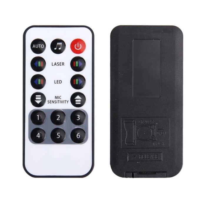 15W buntes Wasserwellen-LED-Laserlicht, Fantastische und romantische Sternenlichtlampe Familiendekorationslicht KTV Disco Pub Party Atmosphärenlicht mit Halter & Sound Aktiviert & Automatisch Wiedergabe & Manuelle Fernbedienung – Bild 4