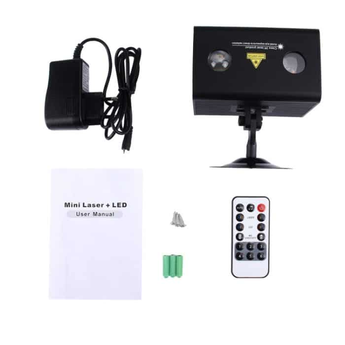 15W buntes Wasserwellen-LED-Laserlicht, Fantastische und romantische Sternenlichtlampe Familiendekorationslicht KTV Disco Pub Party Atmosphärenlicht mit Halter & Sound Aktiviert & Automatisch Wiedergabe & Manuelle Fernbedienung – Bild 5