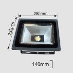 100W LED Engineering Projektionsleuchte IP65 Wasserdichte Turtle Shell Lampe Außenscheinwerfer, weißes Licht – Bild 3