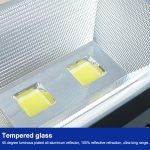 100W LED Engineering Projektionsleuchte IP65 Wasserdichte Turtle Shell Lampe Außenscheinwerfer, weißes Licht – Bild 6