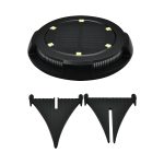 10 LED Solar Outdoor Garten wasserdicht begrabenes Licht – Bild 2