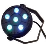 3 in 1 6 LEDs Sprachsteuerung + Selbstfahrend + RGB Mini LED PAR Licht, AC 100-240V – Bild 4