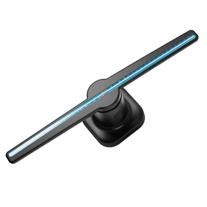 42 cm Durchmesser 450 x 224 Pixel Auflösung 3D Advertisement Player Machine, 224 LEDs Hologramm Holographischer Anzeigelüfter mit Fernbedienung, Unterstützung 4 GB Micro SD-Karte, AC 100-240V – Bild 2