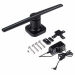 42 cm Durchmesser 450 x 224 Pixel Auflösung 3D Advertisement Player Machine, 224 LEDs Hologramm Holographischer Anzeigelüfter mit Fernbedienung, Unterstützung 4 GB Micro SD-Karte, AC 100-240V – Bild 5