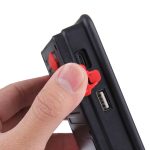 30W IP65 Wasserdichtes USB-Ladeflutlicht, 24 LEDs SMD5730 2400LM 6000-6500K Blinkende Warnleuchten für rotes und blaues Licht, tragbar mit Halter – Bild 5