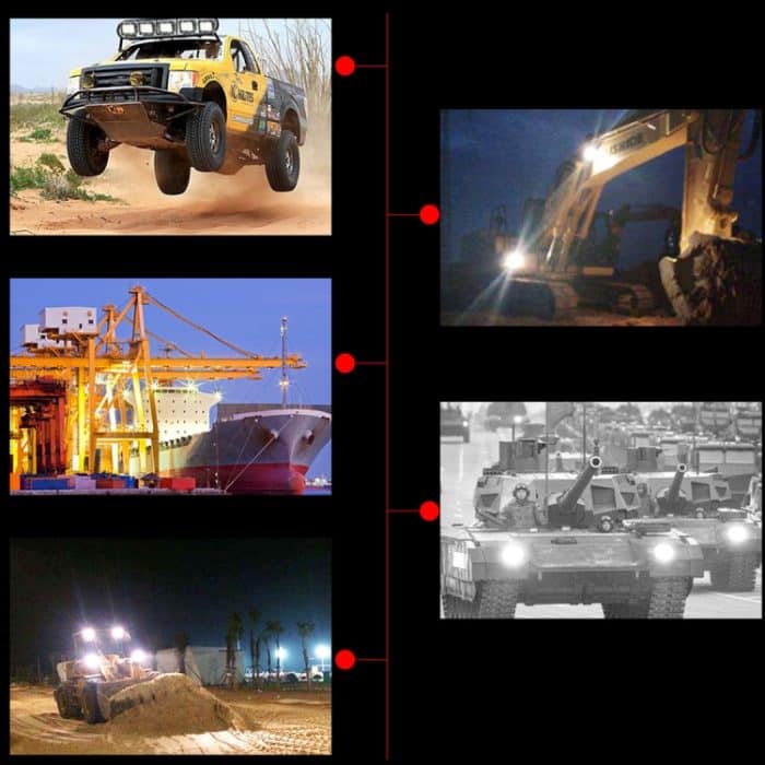 7 Zoll 30W 3000LM 6000K LED-Streifenleuchte Arbeitseinbau Offroad-Fahrzeugdachleiste – Bild 14