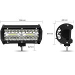 7 Zoll 30W 3000LM 6000K LED-Streifenleuchte Arbeitseinbau Offroad-Fahrzeugdachleiste – Bild 6