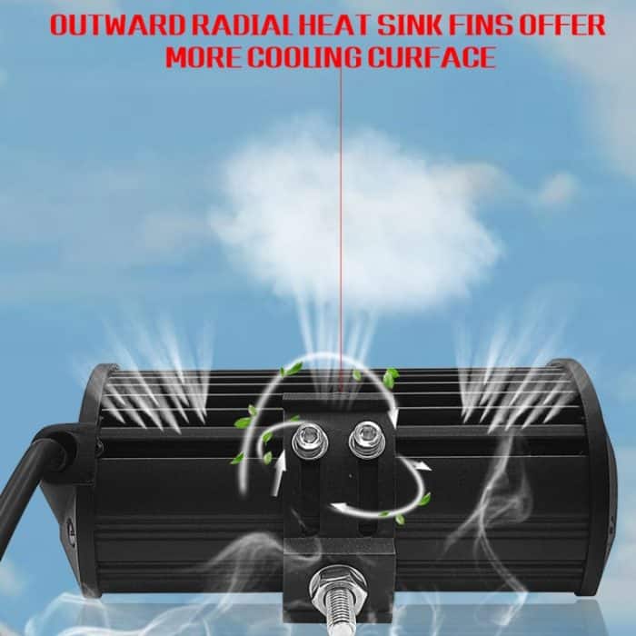 7 Zoll 30W 3000LM 6000K LED-Streifenleuchte Arbeitseinbau Offroad-Fahrzeugdachleiste – Bild 9