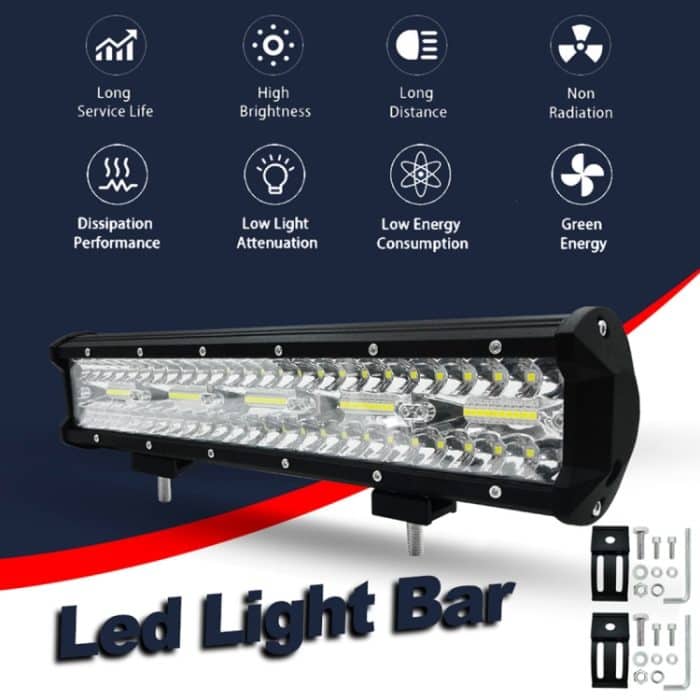 15 Zoll 75W 7500LM 6000K LED-Streifen Arbeitseinbau Offroad-Fahrzeuglampe Dachstreifenleuchte – Bild 10