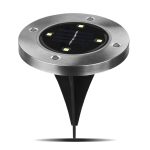 SMD 5050 Unterirdische Lampe für den Außenbereich, Weg, Garten, Terrasse, LED-Licht, 4 LEDs White Light, 4 LEDs Warm White Light – Bild 2