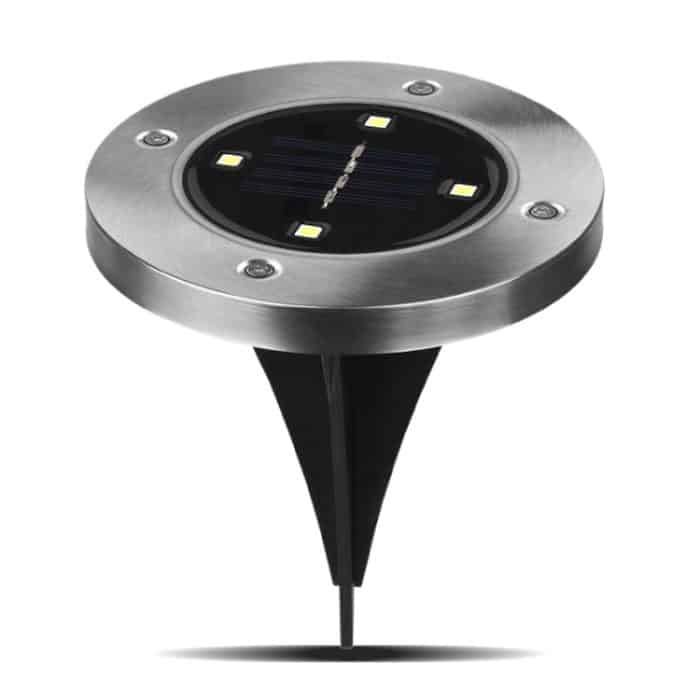 SMD 5050 Unterirdische Lampe für den Außenbereich, Weg, Garten, Terrasse, LED-Licht, 4 LEDs White Light, 4 LEDs Warm White Light – Bild 2