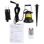 LED Outdoor Courtyard Statischer Himmel Stern Laserprojektion Dekorative Licht IP44 Wasserdicht mit Fernbedienung, EU-Stecker – Bild 7