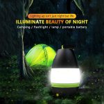L001 5W USB-Aufladung Handheld-LED-Campinglampe mit Netzteil-Funktion (grün) – Bild 5