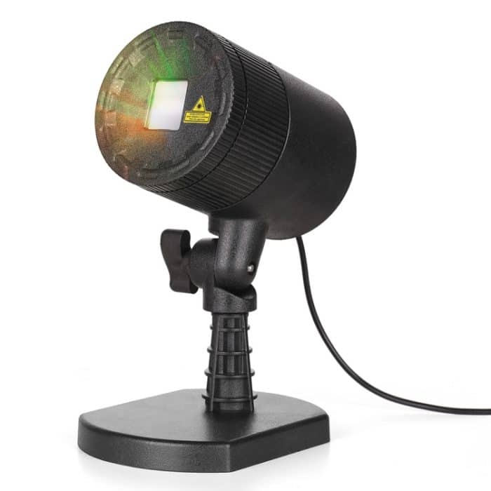 Blinblin CMF-A103 3W IP65 Wasserdichtes ABS Shell Landschaftslicht, Dynamische rote + grüne Laser Mini-Außenleuchte – Bild 2