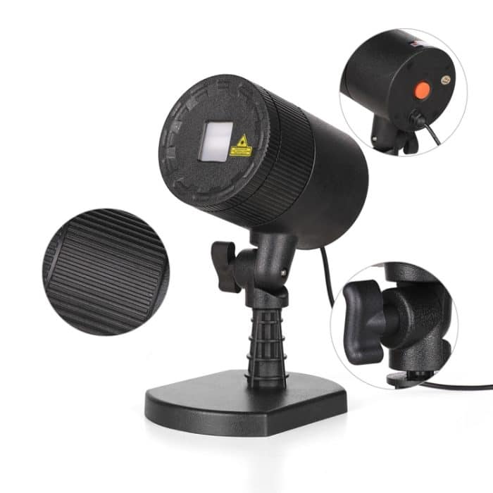 Blinblin CMF-A103 3W IP65 Wasserdichtes ABS Shell Landschaftslicht, Dynamische rote + grüne Laser Mini-Außenleuchte – Bild 4