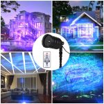 Blinblin CPF-LED 9W RGB IP65 Wasserdichtes ABS Shell Landschaftslicht, Rasenlampe Flutlicht mit 12-Tasten-Fernbedienung