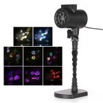 Blinblin CPF-LM401 4W IP65 Wasserdichtes Weißlicht ABS Shell Shell Landscape Light, 8 Gruppen Muster Outdoor Rasenlampe