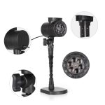 Blinblin CPF-LM401 4W IP65 Wasserdichtes Weißlicht ABS Shell Shell Landscape Light, 8 Gruppen Muster Outdoor Rasenlampe – Bild 3