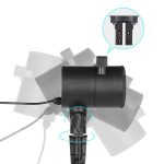 Blinblin CPF-LM401 4W IP65 Wasserdichtes Weißlicht ABS Shell Shell Landscape Light, 8 Gruppen Muster Outdoor Rasenlampe – Bild 4