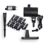 Blinblin CPF-LM401 4W IP65 Wasserdichtes Weißlicht ABS Shell Shell Landscape Light, 8 Gruppen Muster Outdoor Rasenlampe – Bild 6