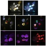 Blinblin CPF-LM401 4W IP65 Wasserdichtes Weißlicht ABS Shell Shell Landscape Light, 8 Gruppen Muster Outdoor Rasenlampe – Bild 7