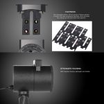 Blinblin CPF-LM401 4W IP65 Wasserdichtes Weißlicht ABS Shell Shell Landscape Light, 8 Gruppen Muster Outdoor Rasenlampe – Bild 9