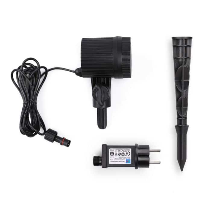 Blinblin CPS-L101 2W IP65 Wasserdichtes weißes Licht ABS Shell Shell Landscape Light, Einzelmuster-Rasenlampe im Freien – Bild 5