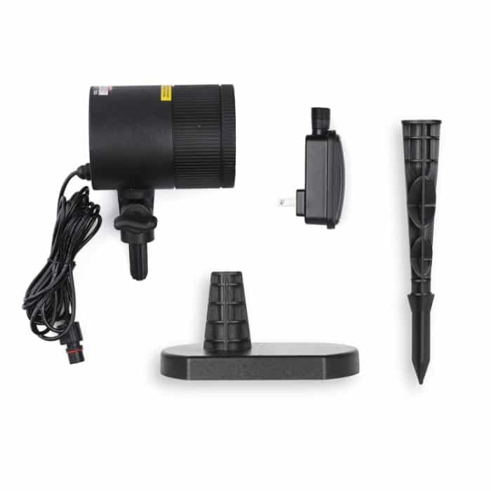 Blinblin CMF-A101 IP65 Wasserdichtes ABS Shell Landschaftslicht, Dynamische rote + grüne Laser Mini-Außenleuchte – Bild 4