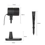 Blinblin CMF-A101 IP65 Wasserdichtes ABS Shell Landschaftslicht, Dynamische rote + grüne Laser Mini-Außenleuchte – Bild 5