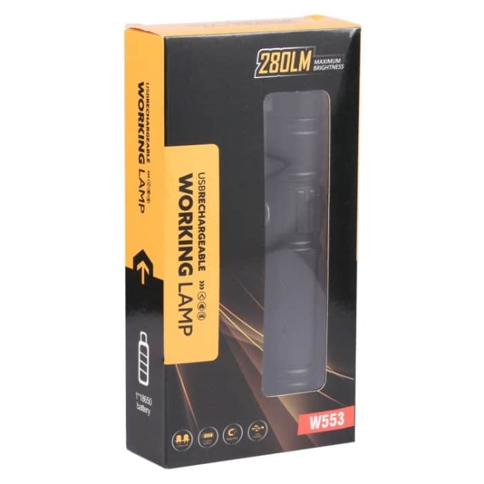 W553 280LM USB-Wiederaufladbare Folding Mobile Handheld-Arbeits-Notlicht, Größe: 16,5 x 3,8 cm – Bild 4