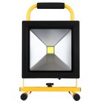 30W IP65 Wasserdichtes COB LED wiederaufladbares Flutlicht, 2650LM 6000-6500K mit Autoladegerät, AC 85-265V – Bild 2