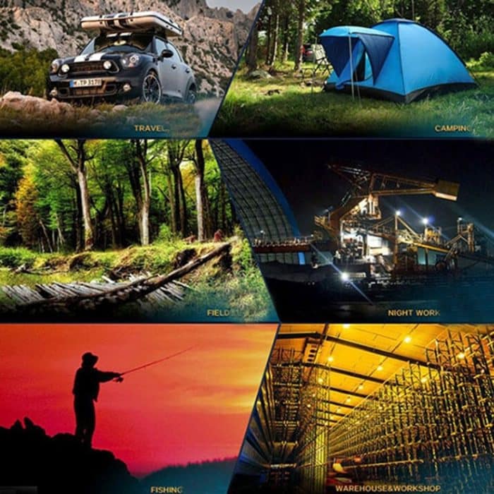 30W IP65 Wasserdichtes COB LED wiederaufladbares Flutlicht, 2650LM 6000-6500K mit Autoladegerät, AC 85-265V – Bild 8