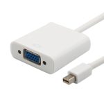 1080P Mini DisplayPort-zu-VGA-Kabeladapter, Mini DP to VGA (White), Mini DP to VGA (Black)