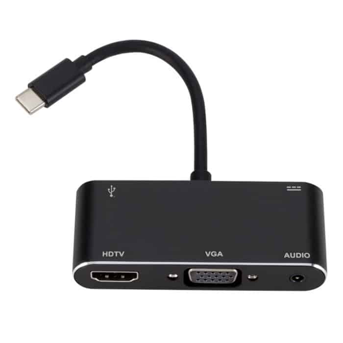 MBC6610.jpg USB-C / Typ C zu HDMI / VGA / USB 3.0 / PD-Konverter – Bild 1
