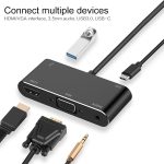 USB-C / Typ C zu HDMI / VGA / USB 3.0 / PD-Konverter – Bild 7