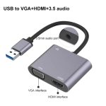 USB-C / Typ C 3.0 zu HDMI / VGA Konverter – Bild 3